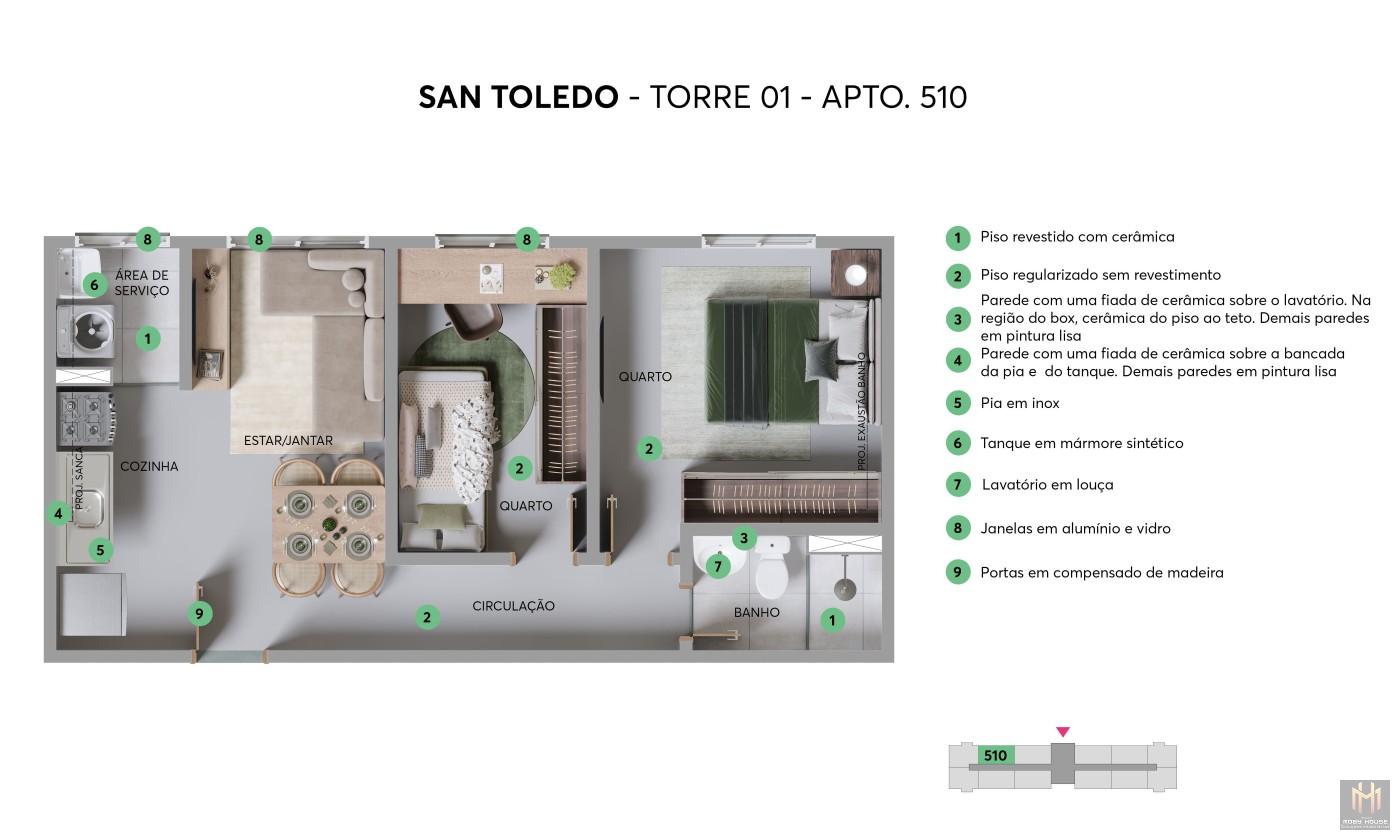 Apartamento, 2 quartos - Foto 5
