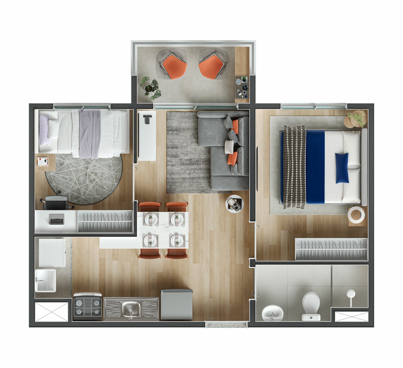 Apartamento, 2 quartos, 39 m² - Foto 19