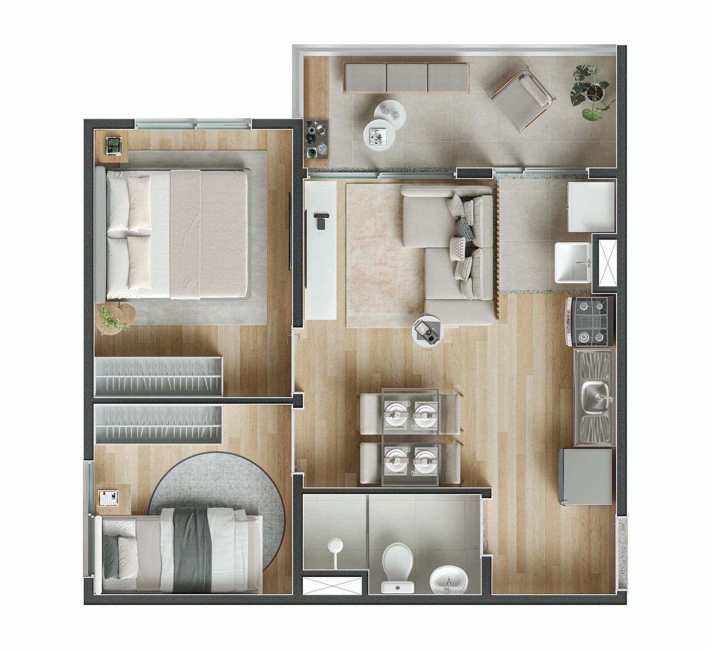 Apartamento, 2 quartos, 39 m² - Foto 20
