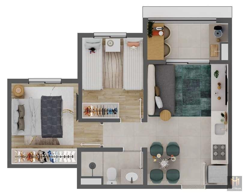 Apartamento, 2 quartos, 40 m² - Foto 30